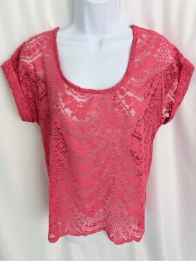 Charlotte Russe Sheer Top Size Medium